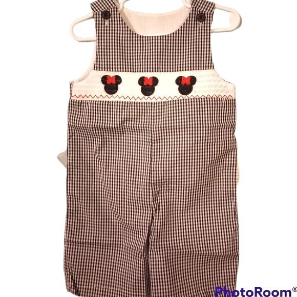 Minnie mouse gingham romper  - Picture 1 of 13